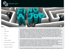 Tablet Screenshot of pakistanjobs.info